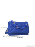 BagForLove - Compact Chain Flap Square Bag with Stylish Quilted Design