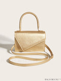 BagForLove - Crocodile Embossed Mini Flap Square Bag