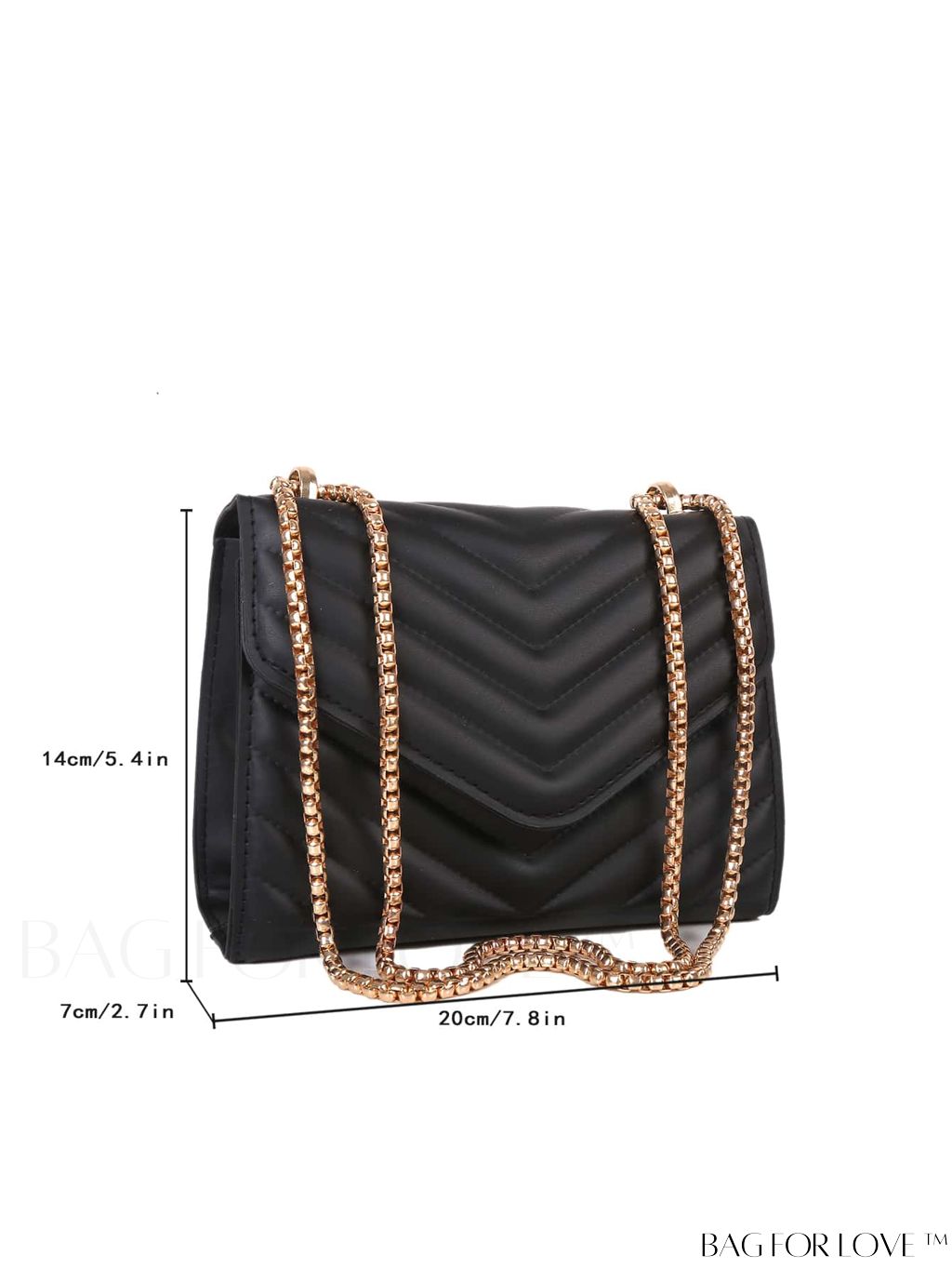 BagForLove - Compact Quilted Flap Shoulder Bag in Striking Neon Red