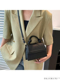 BagForLove - Chic PU Portable Crossbody Square Bag - Sleek, Compact, and Fashionable