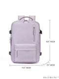 BagForLove - Premium Classic Medium Backpack with Zipper and Wet-Dry Separation