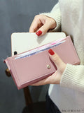 BagForLove - Stylish Personalized Long Wallet with Retro Charm and Versatile Multi-functionality