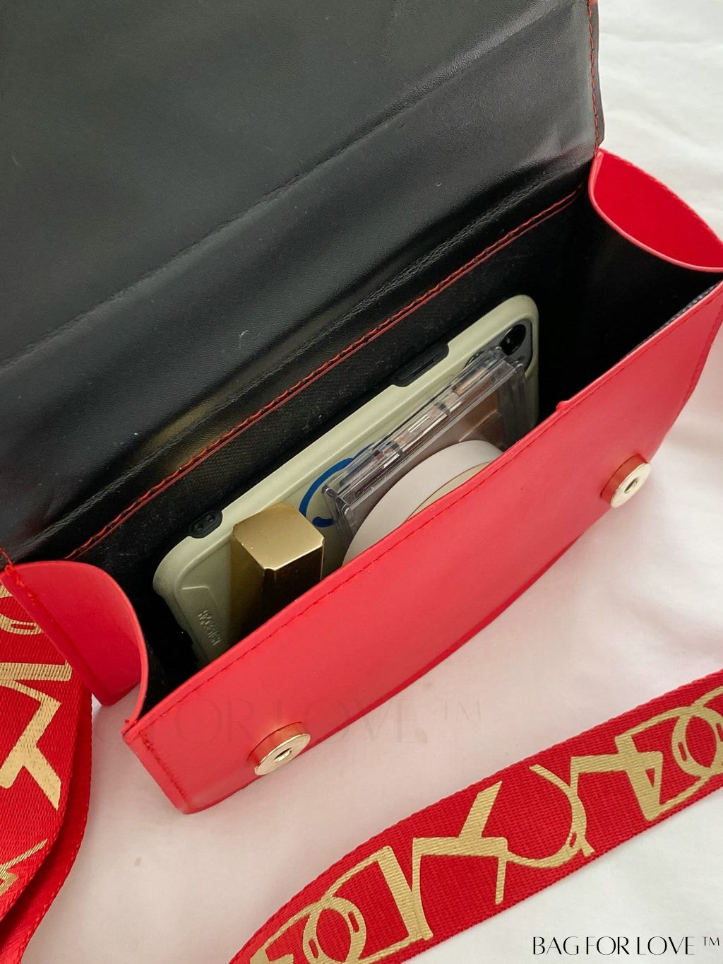 BagForLove - Compact Chain Flap Square Bag with Stylish Quilted Design