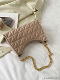 BagForLove - Chic Quilted Chain Baguette Purse