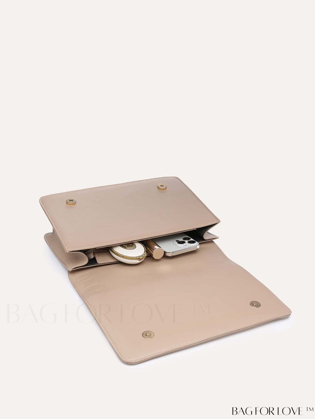 BagForLove - Chic Chevron Flap Square Bag with Chain Strap