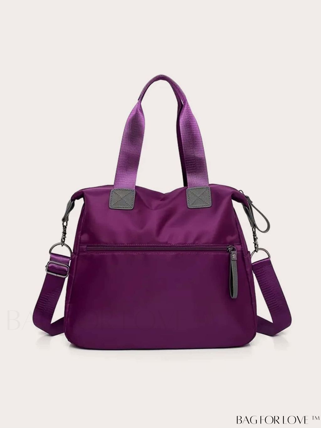 BagForLove - Waterproof Nylon Hand Bag: Womens Multi-Pocket Shoulder Crossbody for Travel and Everyday Use