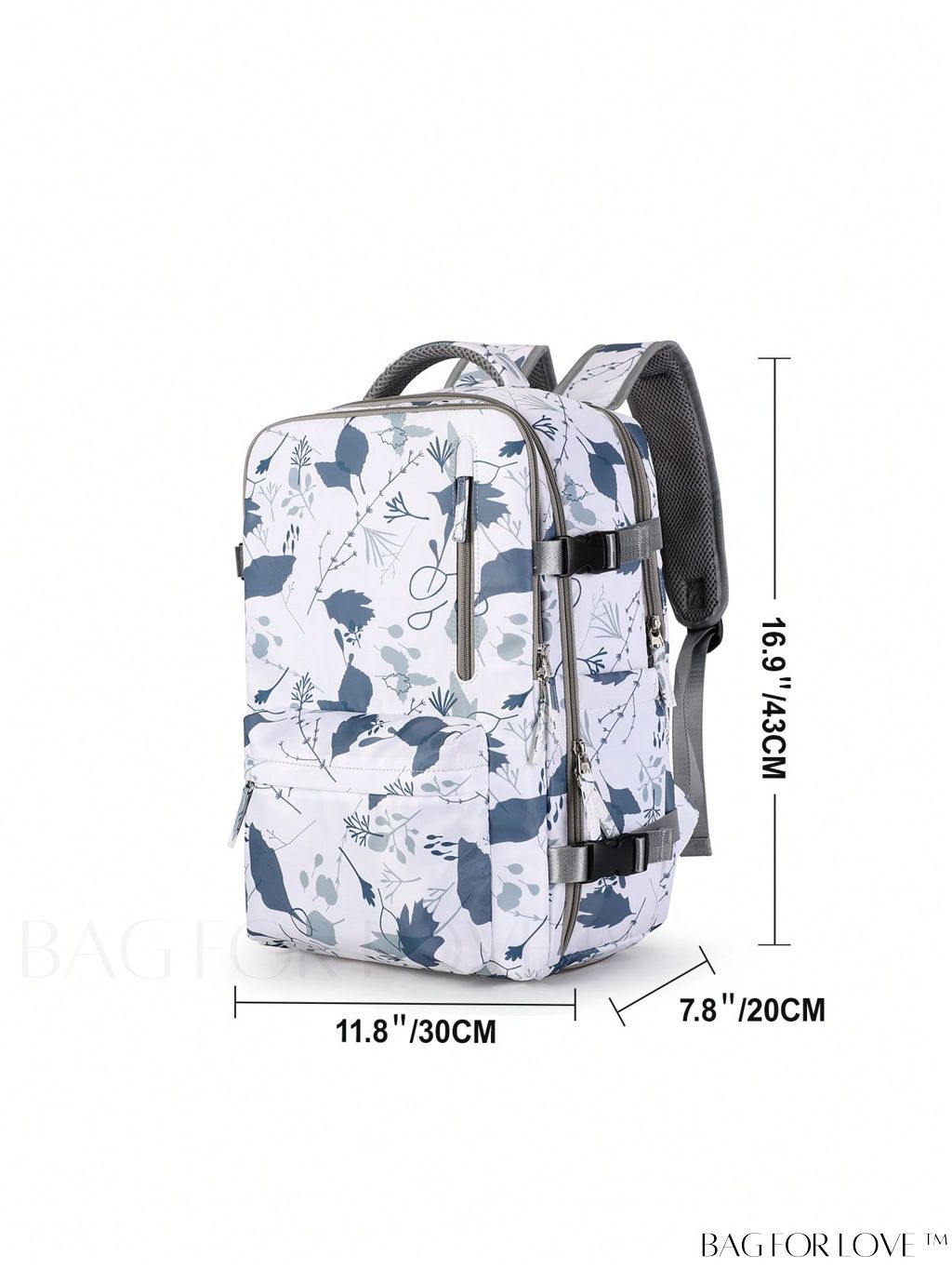 BagForLove - Premium Classic Medium Backpack with Zipper and Wet-Dry Separation