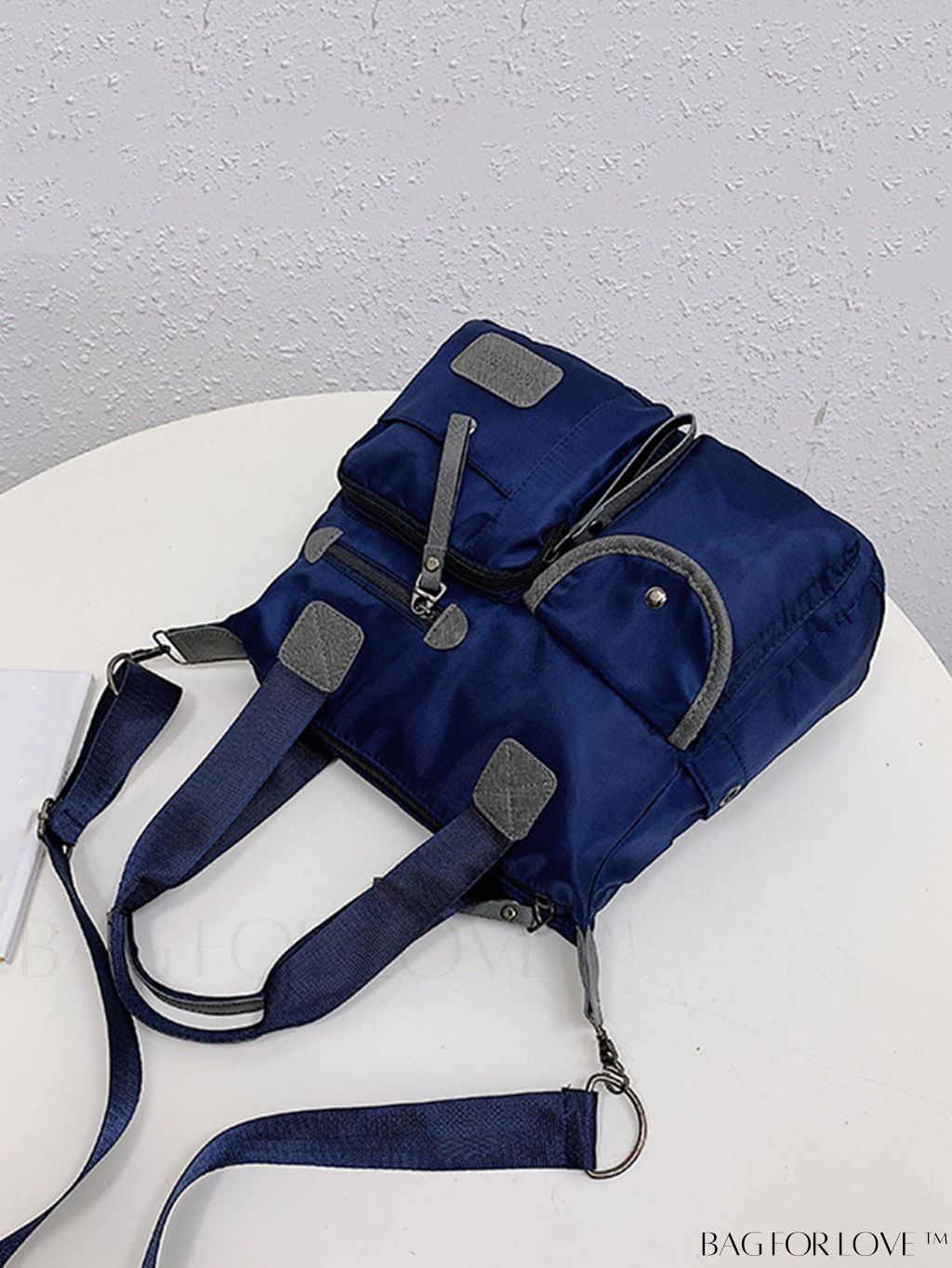 BagForLove - Waterproof Nylon Hand Bag: Womens Multi-Pocket Shoulder Crossbody for Travel and Everyday Use