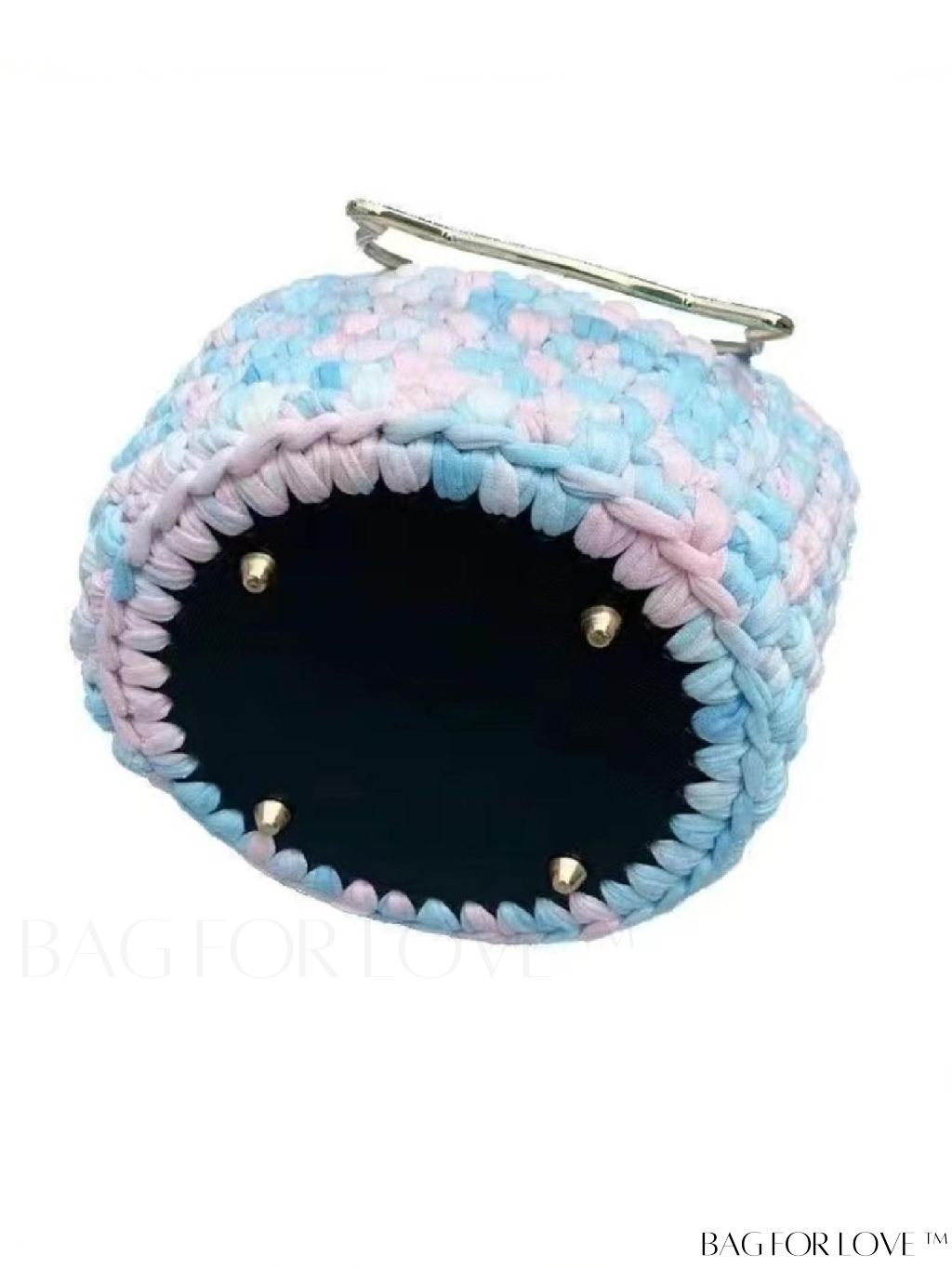 BagForLove - Artisan-Crafted Circular Woven Bag with Sturdy Base Accessory for Customizable Tote Creation