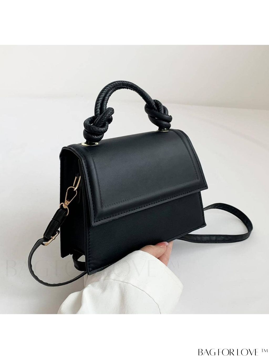 BagForLove - Chic PU Portable Crossbody Square Bag - Sleek, Compact, and Fashionable