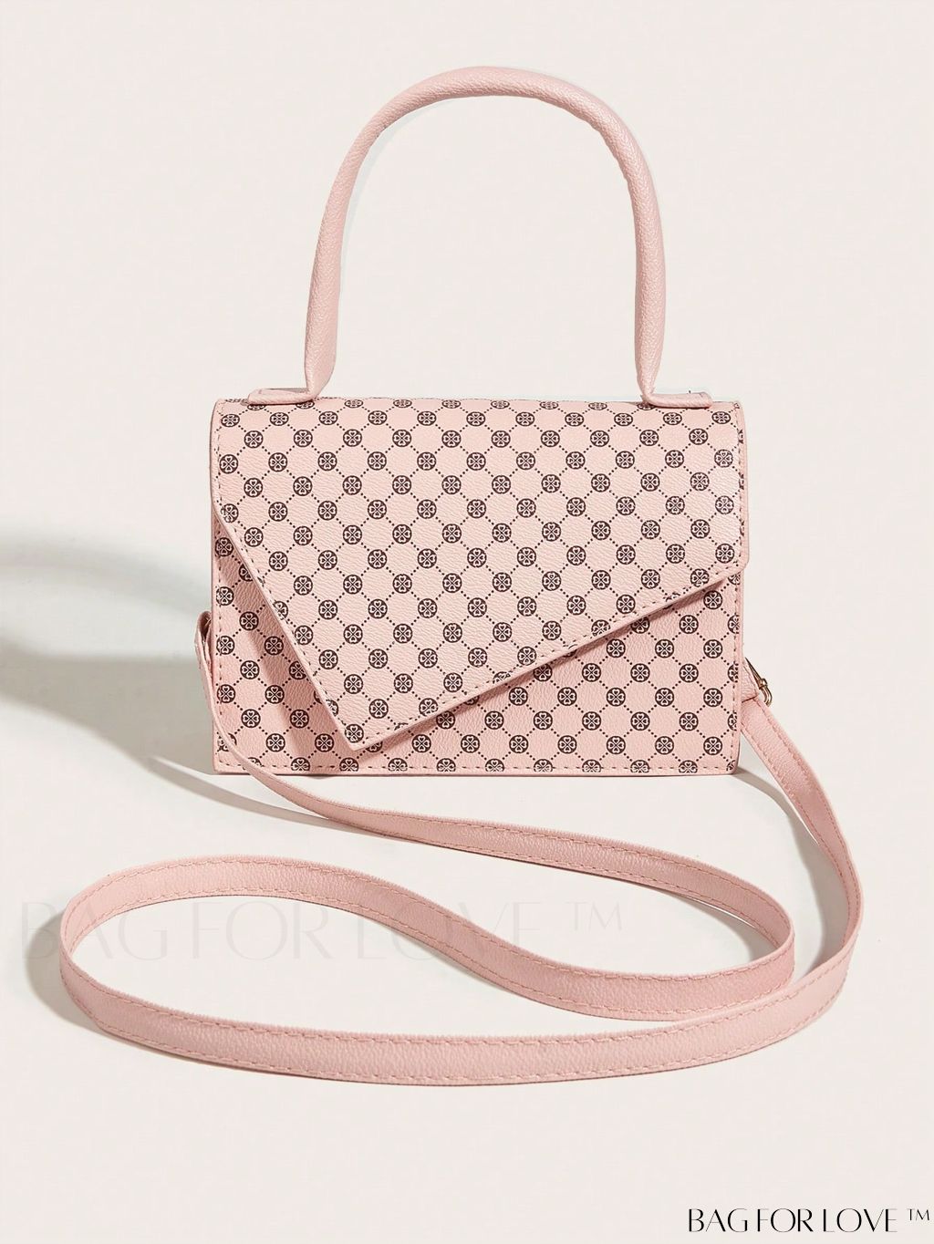 BagForLove - Crocodile Embossed Mini Flap Square Bag