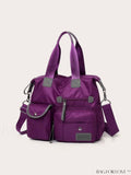 BagForLove - Waterproof Nylon Hand Bag: Womens Multi-Pocket Shoulder Crossbody for Travel and Everyday Use