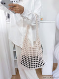 BagForLove - Versatile Retro Mesh Bag with Large Capacity, Ideal for Beach, Shopping, and Vacation