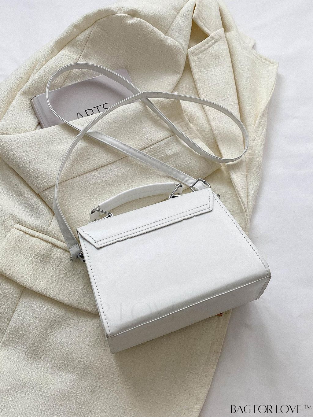 BagForLove - Minimalist Womens Clutch Purse - Elegant Small Square Handbag for Fashionable Style