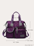 BagForLove - Waterproof Nylon Hand Bag: Womens Multi-Pocket Shoulder Crossbody for Travel and Everyday Use
