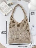 BagForLove - Versatile Retro Mesh Bag with Large Capacity, Ideal for Beach, Shopping, and Vacation