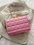 BagForLove - Compact Quilted Chain Square Bag with Subtle Detailing