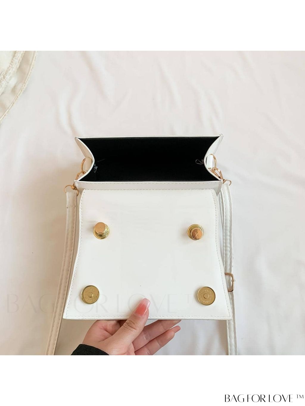 BagForLove - Chic PU Portable Crossbody Square Bag - Sleek, Compact, and Fashionable