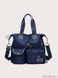 BagForLove - Waterproof Nylon Hand Bag: Womens Multi-Pocket Shoulder Crossbody for Travel and Everyday Use