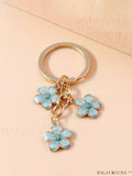 BagForLove - Customize Your Style: Exquisite Flower Charm Keychain for a Distinctive Touch