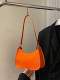 BagForLove - Refined Small Hobo Bag: Minimalist Elegance in Solid Color
