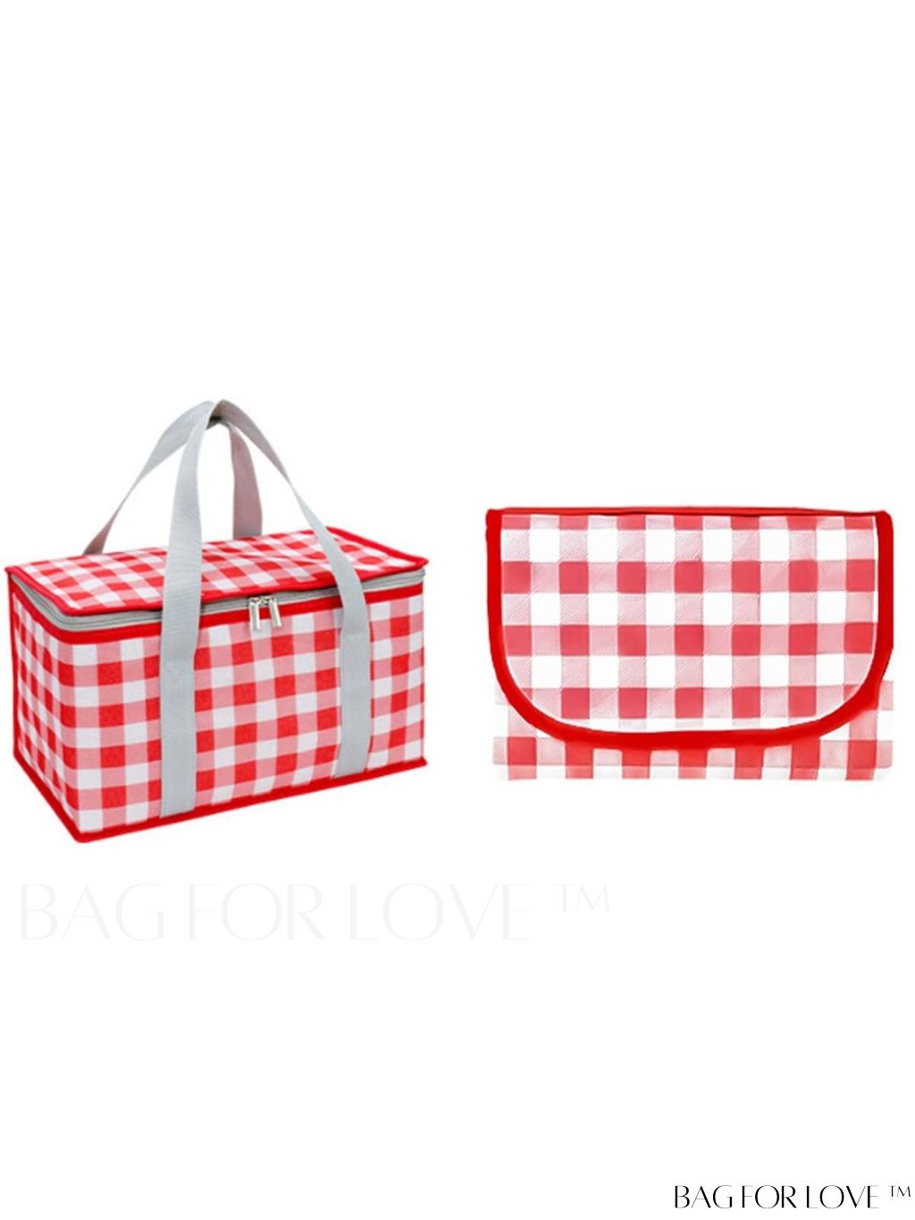 BagForLove - Portable Insulated Lunch Bag for Outdoor Picnics and Travel - Locking Freshness