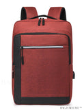 BagForLove - Business Laptop Backpack with USB Charging Port - Sleek Design, 1 Piece