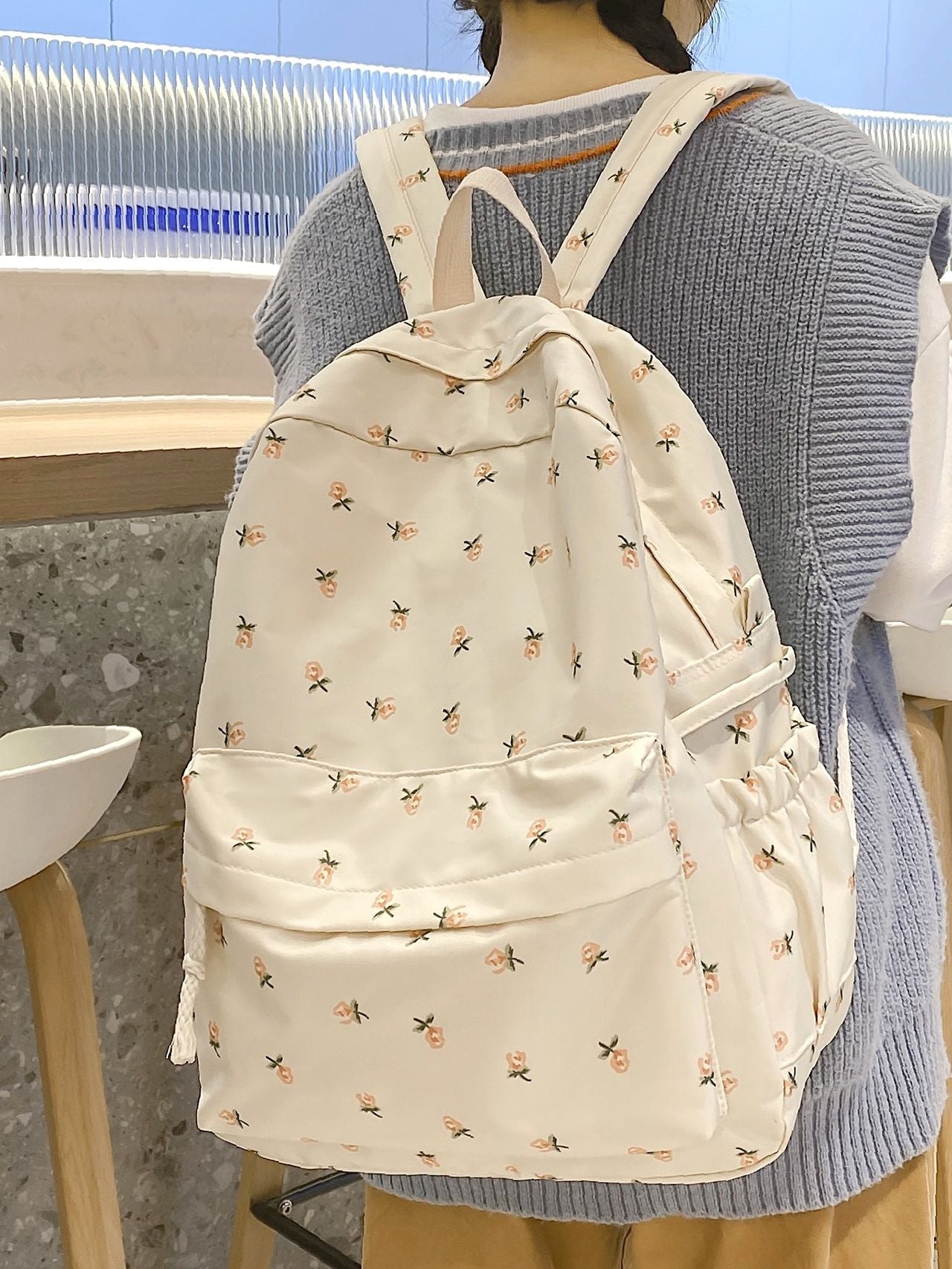 Floral clearance backpack women's