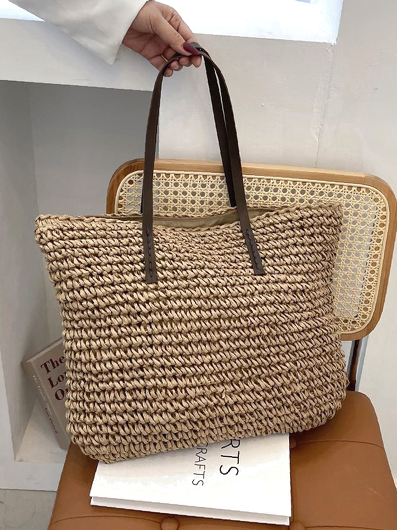 Bag For Love - Minimalist Large Capacity Straw Bag - Women Tote Bags –  shopbagforlove
