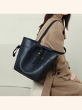 BagForLove - Bag new leather handheld single shoulder large capacity fashion tote bucket women's bags
